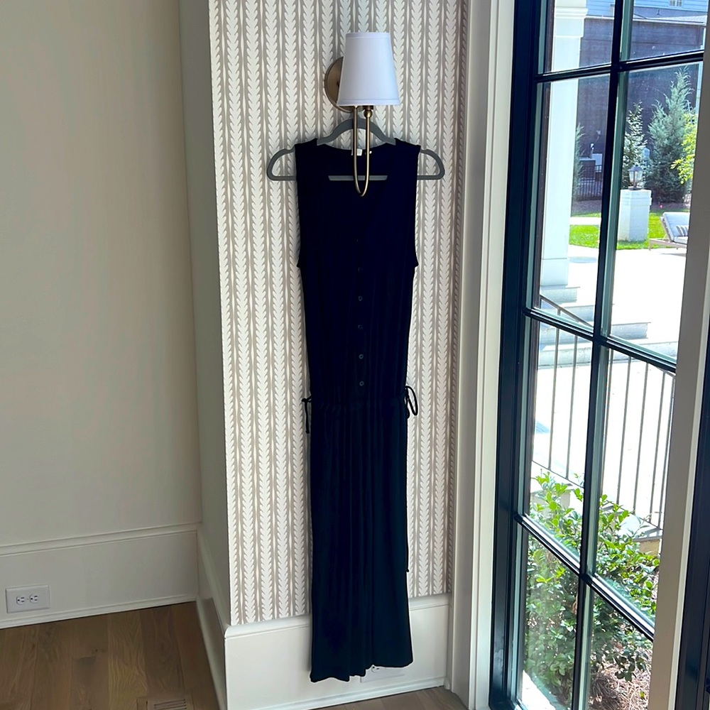 Black Maternity Jumpsuit